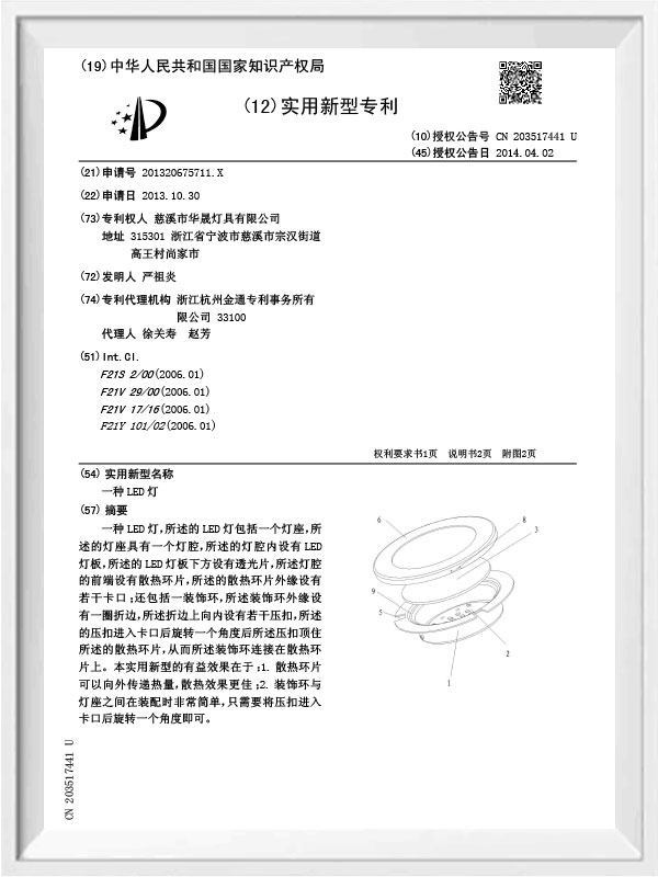 Cixi HuaSheng Lighting Co., Ltd.